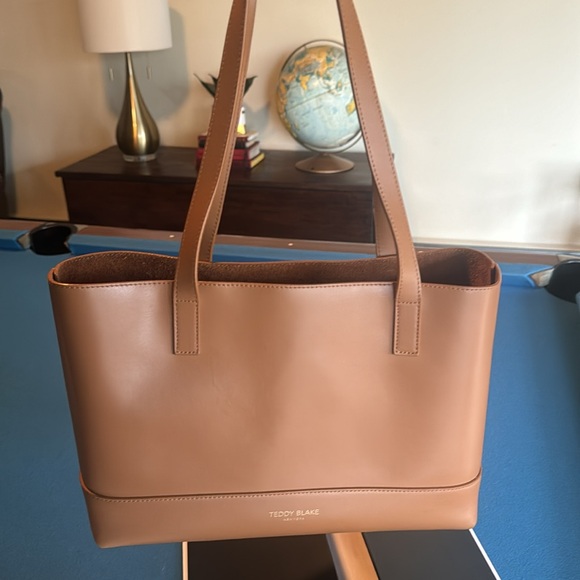 Teddy Blake GUC Small Alice Tote with wristlet Camel Color - Picture 6 of 15